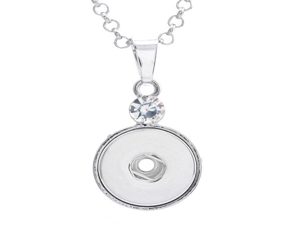 

noosa snap button charm fit 1820mm ginger snaps pendant necklace jewelry without chain for 7855421, Silver