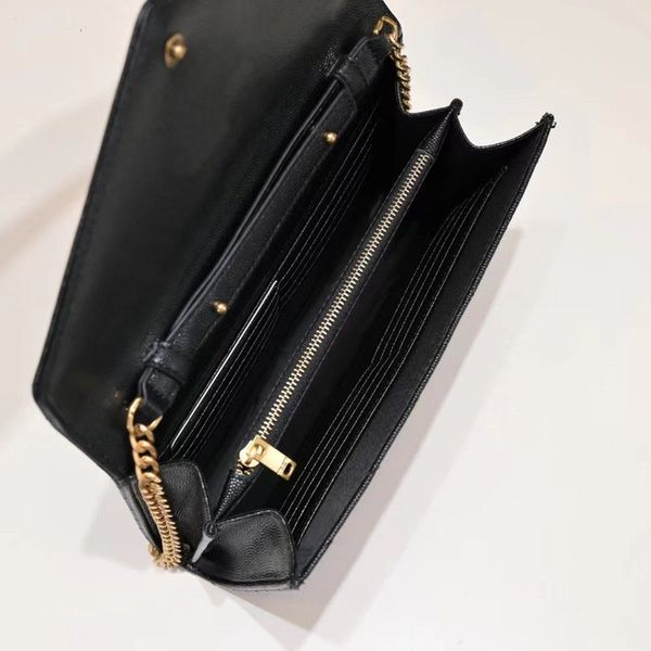 

2023 pattern leather handbag woc chain wallet card bag women one shoulder diagonal luxurys fashion designers bags female girl handbags span