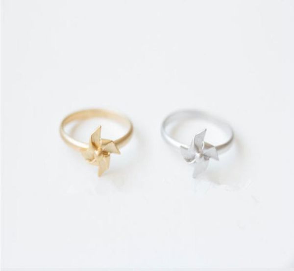

new unique fashion jewelry goldplated silver plating rose gold pinwheel loop gift selling products for students7558333, Golden;silver