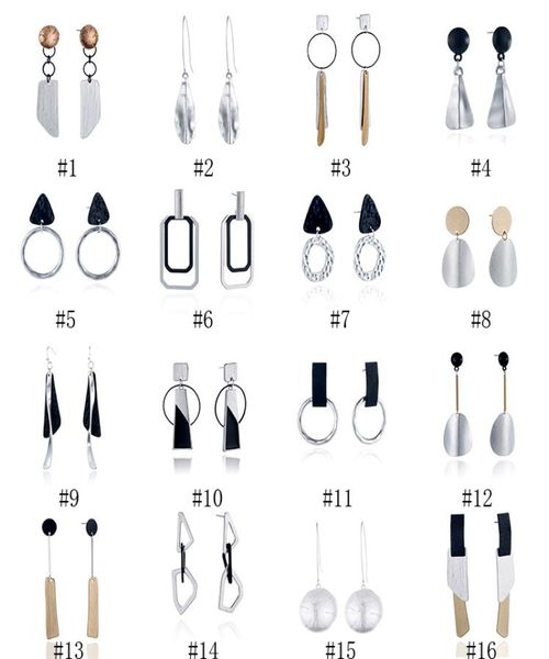 

new individuality geometric dangle earrings for women long hyperbole drop earrings boho 2019 fashion jewelry in bulk4434134, Silver