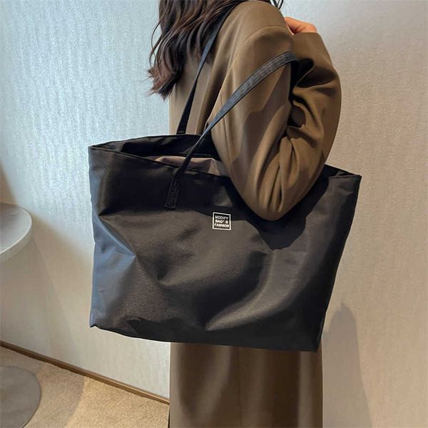 

nylon cloth bag for women new women's shoulder bag trend fashion tote bag large capacity portable shopping bag