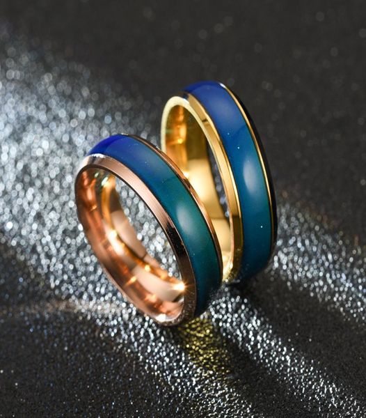 

new disgn temperature change color mood ring jewelry smart discolor rings for friends5480987, Silver