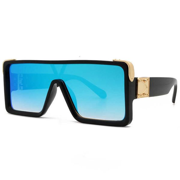 

Fashion Lou top cool sunglasses runway fashion avant garde l letter Sunglasses millionaire one piece box with original