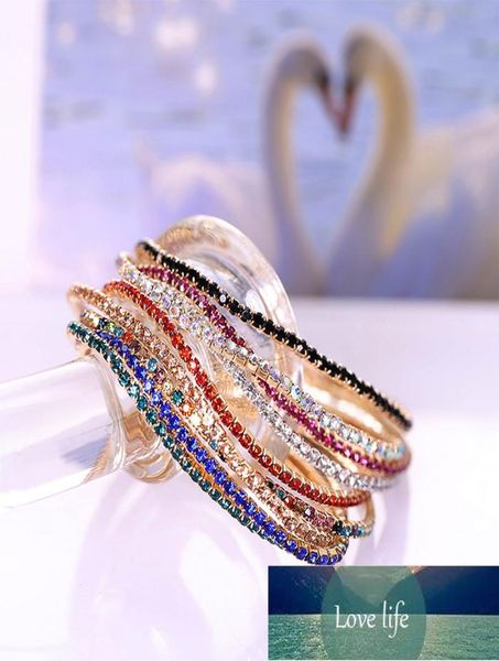 

elastic women bracelets small rose gold silvery square acrylic round hematite faceted crystal beads bracelet for lady8212891, Golden;silver