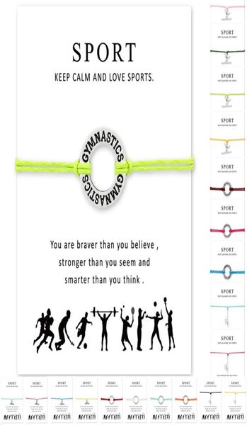 

gymnast make a adjustable friendship statement jewelry with card silver calisthenics gymnastics charm bracelets for women1617679, Golden;silver