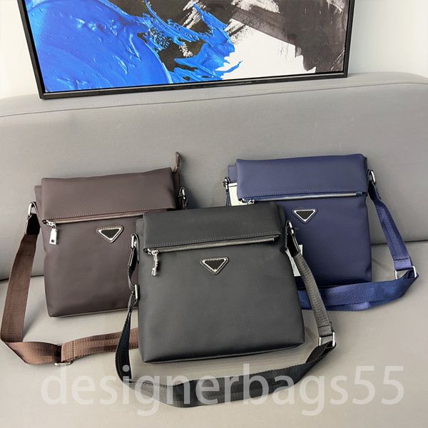 

man designer crossbody bags messenger bag fashion luxury nylon business black lightweight and versatile mens classic shoulder purse