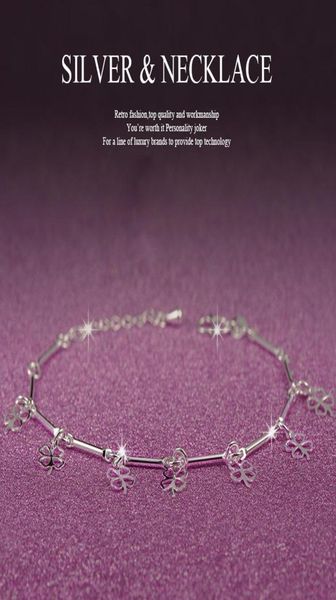 

heart charm bracelets bangles charm chain bracelets beautiful 925 sterling silver bracelets2192089, Black