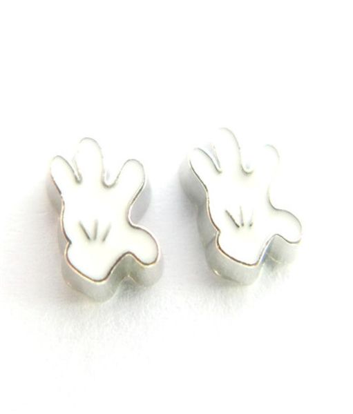 

new design fc791 floating locket charms 10pcs mouse039s hand for floating living locket as gift wholes 7362519, Blue;slivery