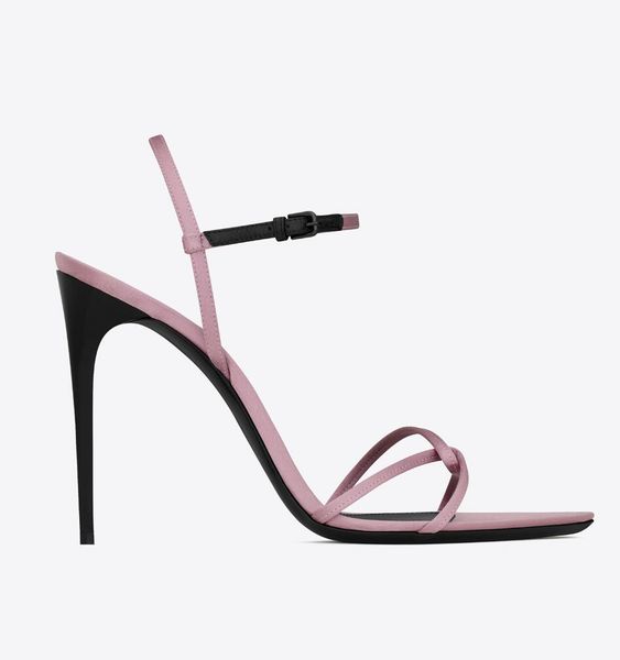 

women's clara sandals, silk satin pointed thin high heels, women's party wedding, women's gladiator sandals, green, black, pi