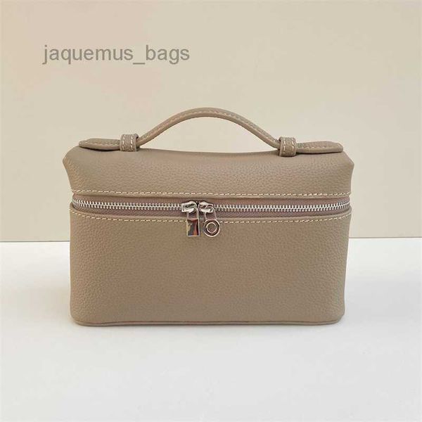 

loro * piana bag loro * lp19 genuine leather lunch box bag gigi same piana togo layer cowhide handbag shoulder bag for women