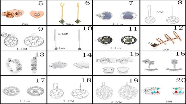 

2020 100 925 sterling silver bear stud earrings classic pierced stud earrings jewelry manufacturers whole 111334101, Golden;silver