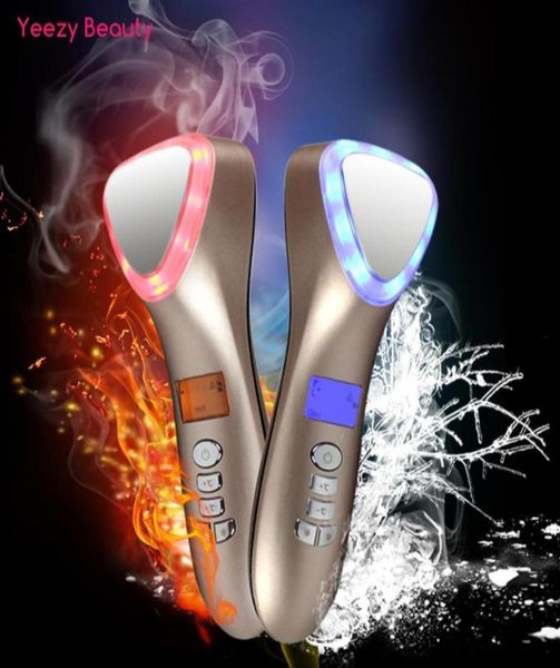 

ultra cryotherapy face massager lifting cold skin care machine anti aging skin tightening device galvanic facial tools red and bl278m3806839