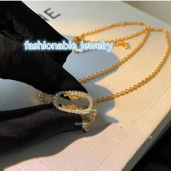 

trendy lovers necklace lab diamond cz stone white gold filled chorker pendant necklaces for women bridal party wedding jewelry, Silver