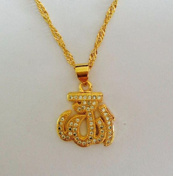 

brand new gift classic crown pendant necklace 24k dubai gold plated fashion women crystal wedding party bridal jewelry5454585, Silver