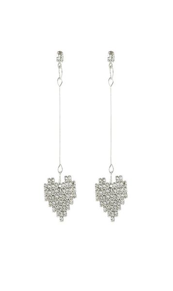 

earrings female temperament earrings personality hipster simple earrings love wild long pendant ear jewelry8393323, Silver