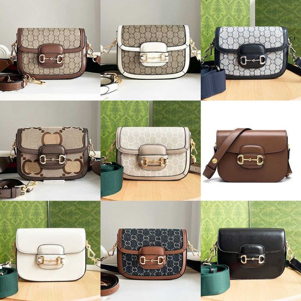 

designer bag shoulder handbag fashion saddle crossbody women's classic luxury retro genuine leather versatile portable ttt