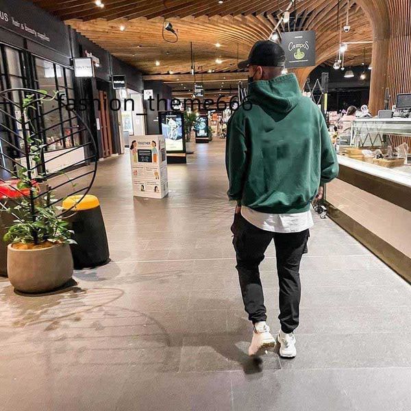 

hoodies sweatshirts designer letter men's niche tide brand wild high street casual american loose couple hooded sweater coat clothes, Black