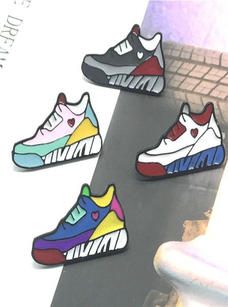 

new fashion shoes sneakers brooch trend wild color sneakers badge souvenir denim clothes backpack pendant jewelry gift4151302, Gray