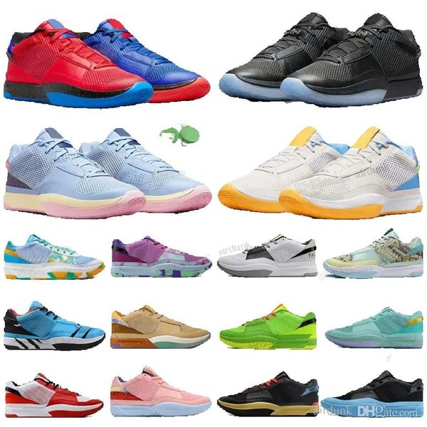 

ja 1s day 1 ja morant first signature shoes boys basketball girls sports shoes men women sneaker for sale grinch pure platinum bright mango