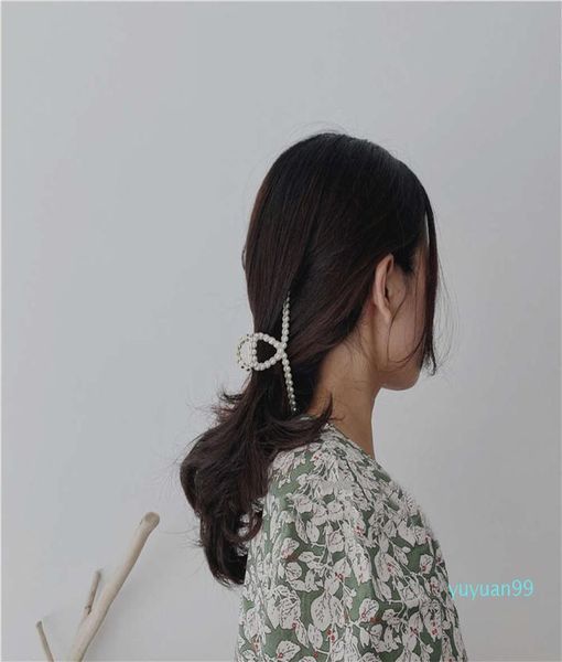 

9 styles pearl hair claws woman hairpins hair accessories girls hair crab headwear hairgrip barrettes7316964, Golden;silver