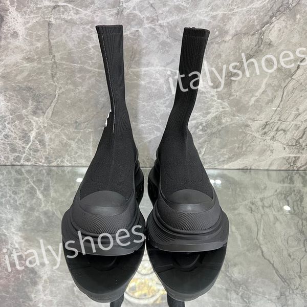 

new men designer sneakers women sock technical knit sock-like trainers designer shoes fashion white black casual shoes xsd221113