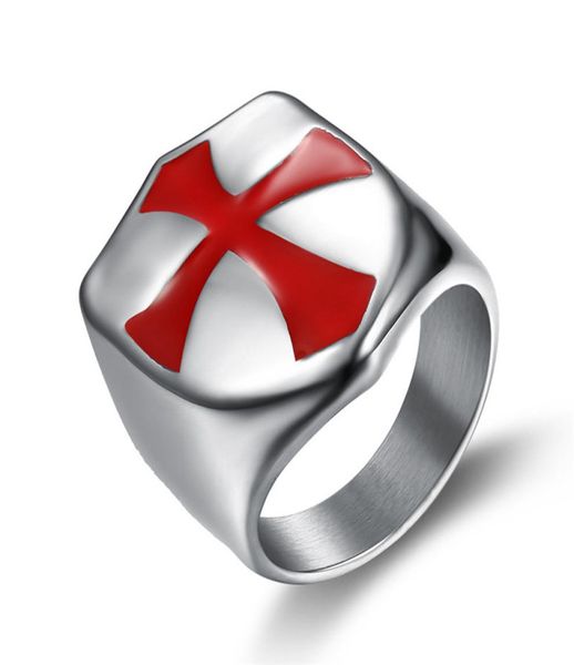 

men039s knights templar sword masonic wedding engagement ring jewel black gold silver polished steel shield armour red enamel c8443873, Golden;silver