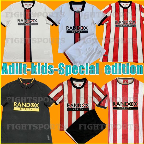 

2023 sheffield soccer jerseys united ndiaye limited edition promotion kit mcburnie sharp mcatee berge ahmedhodzic doyle football shirt norwo, Black;yellow