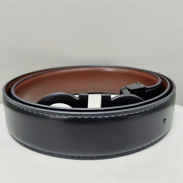 

plated gold designer man belt black simple cintura black leather embossed pattern cintura femme smooth buckle no fade metal fashion belt for, Black;brown