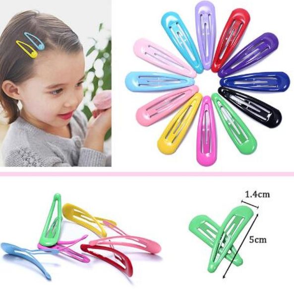 

12 color snap hair clips for hair clip pins bb hairpins color metal barrettes for baby children women girls styling accessories t24111246, Golden;silver