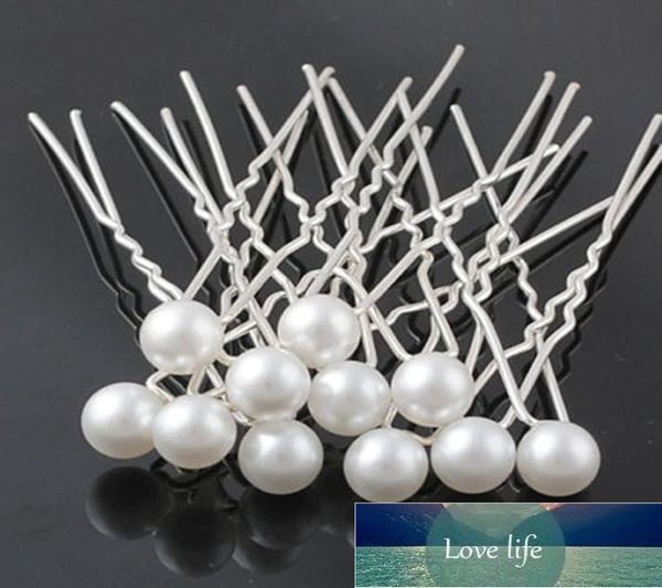 

20pcs new whole bridal wedding prom white pearl hair pins clips barrette hairpins fashion charming women hair accessories9676528, Golden;silver