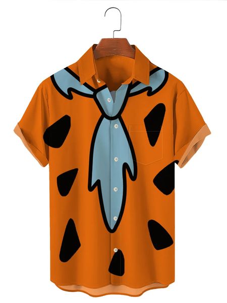 

men's casual shirts hawaiian shirt for men summer fashion beach casuals y2kstreetwear t-shirt for men short sleeve oversized 5xl shirt, White;black