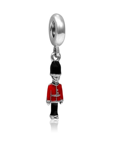 

fits charms bracelet diy beads enamel charm bracelet british soldiers pendant loose bead pendant christmas diy bracelet accessories9274982, Bronze;silver