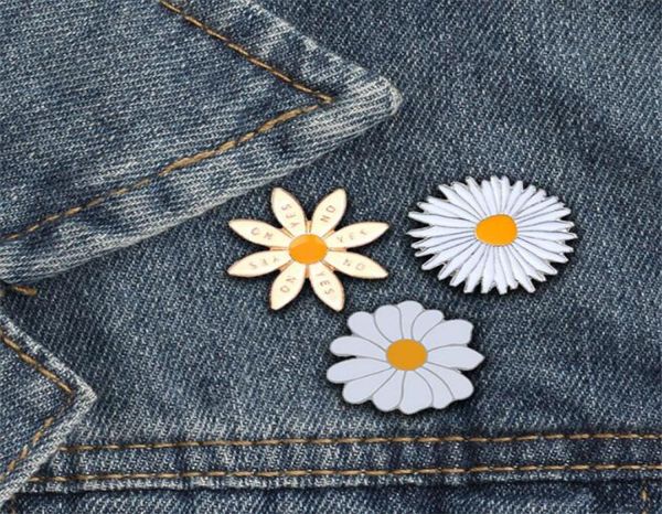 

3 style cute badge flower yes on women brooches enamel pins fashion jewelry bag hat denim pin accessories gift brooch for kids t353398546, Gray