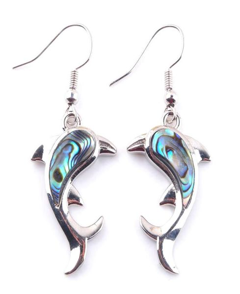 

wojiaer dragonfly animal beads dangle drop earrings zealand abalone shell gemstones pair for women charms jewelry br3241746858, Silver