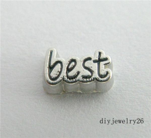 

10pcs floating charms for living memory locket fc8780123034906, Bronze;silver