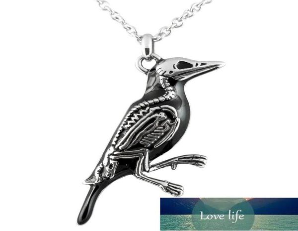 

trending gothic punk retro viking crow skull pendant men039s fashion novelty locomotive accessories necklace hip hop jewelry gi8309830, Silver