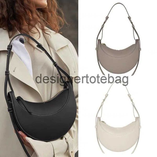 

polene numero dix luxurys shoulder bag women designer bag half moon tote crossbody bag fashion paris handbags baguette zip hobo purse smooth