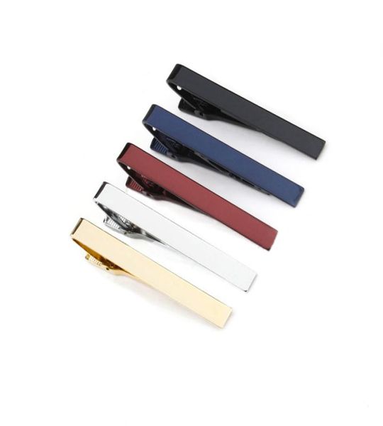 

simple tie clips shirts business suits red black gold ties bar clasps fashion jewelry for men gift will and sandy3832224, Silver