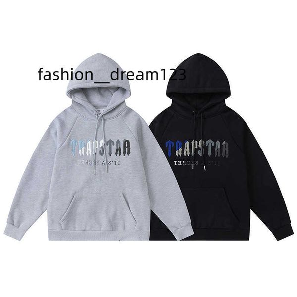 

wholesale custom luxury gym tracksuit set trap star chandal men sportswear towel embroidery men trapstar tracksuit, Black