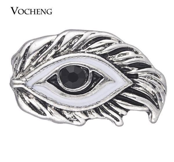

noosa ginger snap charms leaves vintage style with rhinestone 18mm 4 colors vocheng vn17777927198