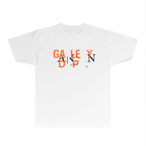 

fashion men's t-shirt 2023 langfannity designer luxury men's and women's shirts student short sleeve letter simple round neck, White;black