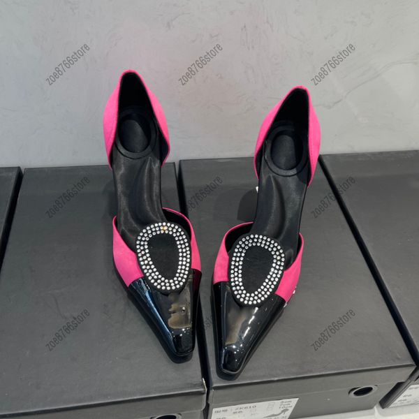 

dress shoes rhinestones women high heels designer women patent leather shoes high heels classic ladies wedding party resort elegant, Black