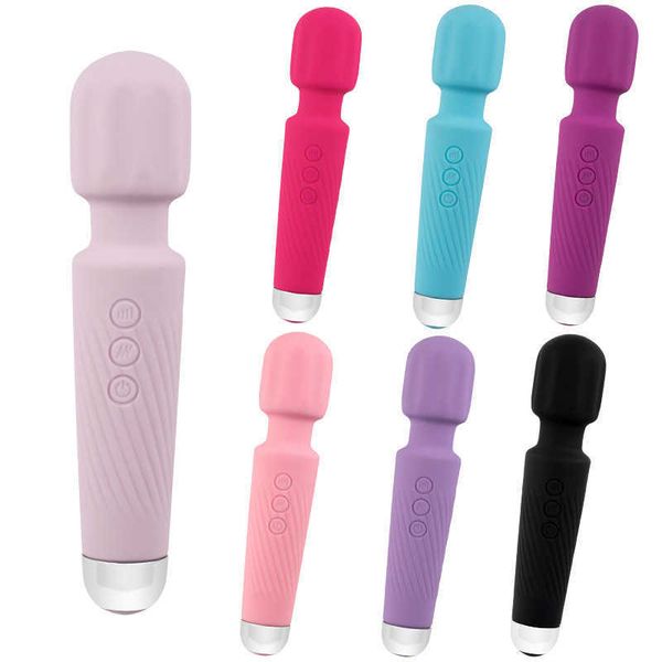 

new shock stick strong charging av massage shaped head female device for adults usa outlet sale