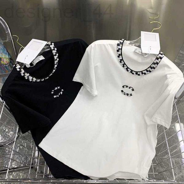 

women's t-shirt designer fashion printed t-shirts designer clothing mens casual couples tcrew neck short-sleeved woman trsolid color lu, White