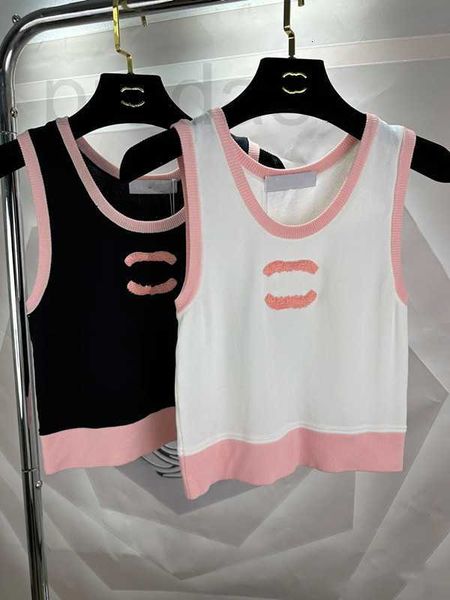 

women's tanks & camis designer fashion brand tank sleeveless sweater outdoor sports beads embroidery 2c letters shirts slim vest summer, White