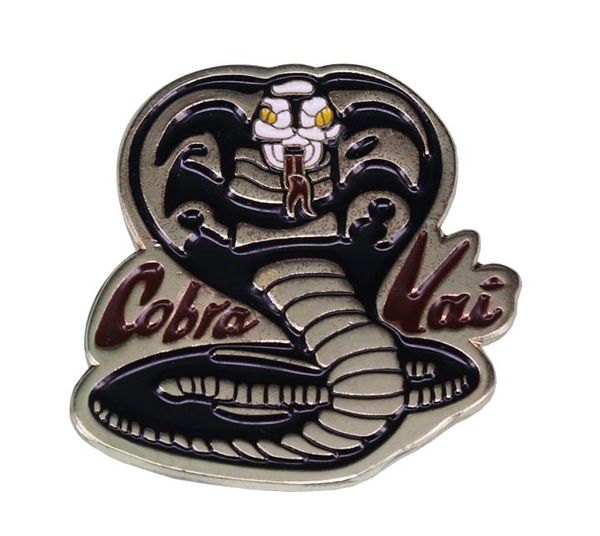 

karate kid cobra kai enamel pin great tv fans hat costume accessory9463742, Gray