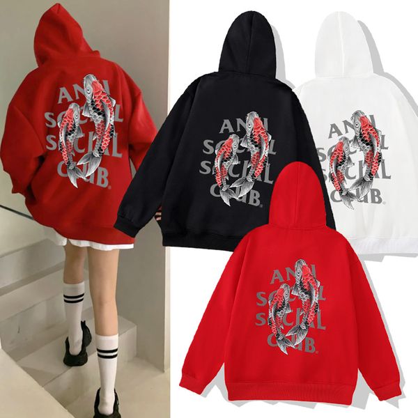 

Casual letter print hoodie European American style hip hop hoodies cople pullover Mens Hooded Sweatshirts Social Women, Black