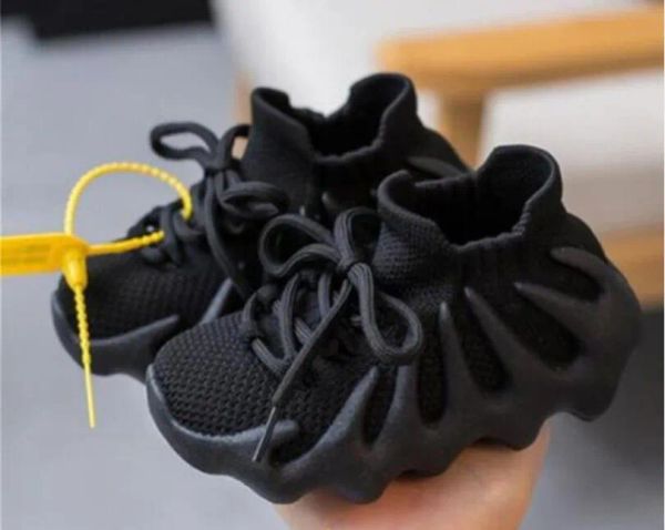 

designer outdoor kids athletic shoes toddlers baby sneakers soft comfort casual breathable trainers children boys girls shoes, Black