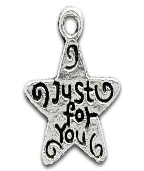 

100pcs tibetan silver tone just for you0123456789104212639, Black