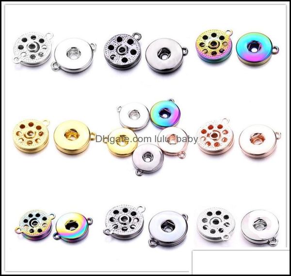 

charms jewelry findings components mixed metal 18mm ginger snap button base pendant for diy snaps buttons necklace bracelet access4952420, Bronze;silver